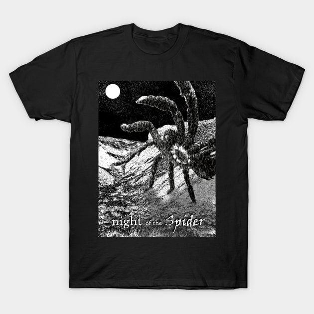 NIGHT OF THE SPIDER T-Shirt by Incon Creation